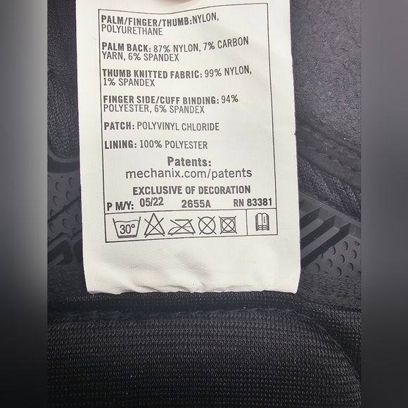 Mechanix Wear M-Pact Anti-Static Impact Gloves - Picture 5 of 7